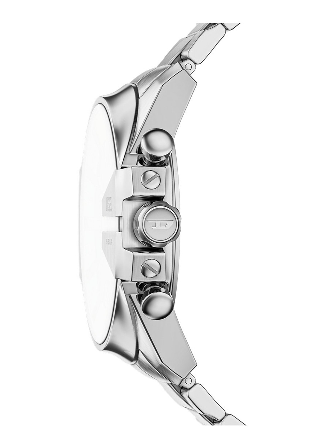 Diesel Mega Chief Slim horloge DZ4721 - detail 2 zilver