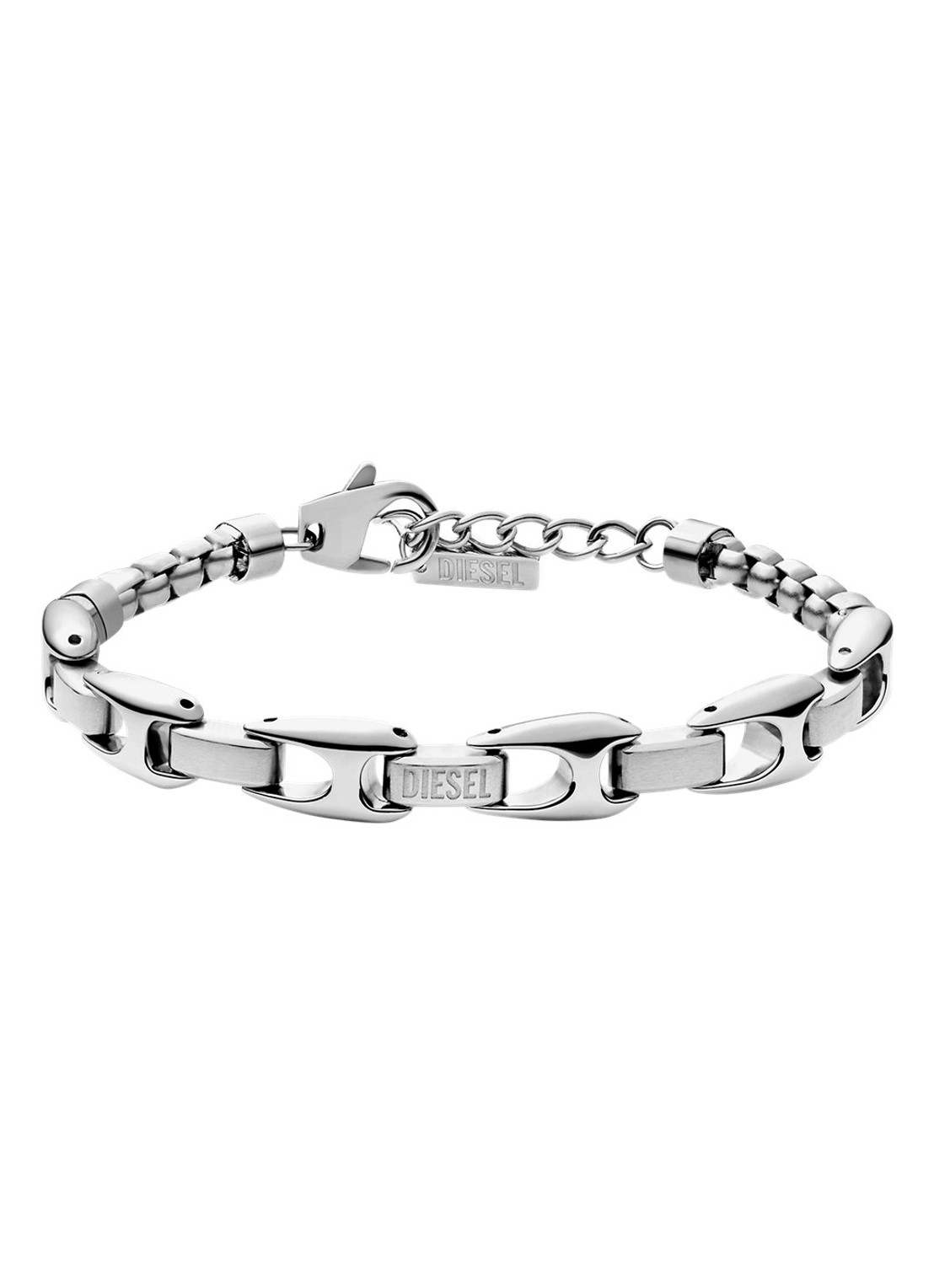 Diesel Metamorph armband DX1633040 - voorkant zilver