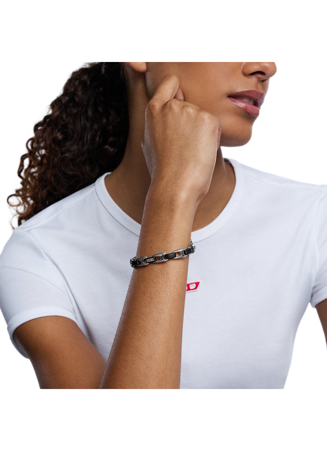Diesel Metamorph armband DX1634931 - detail 3 zilver