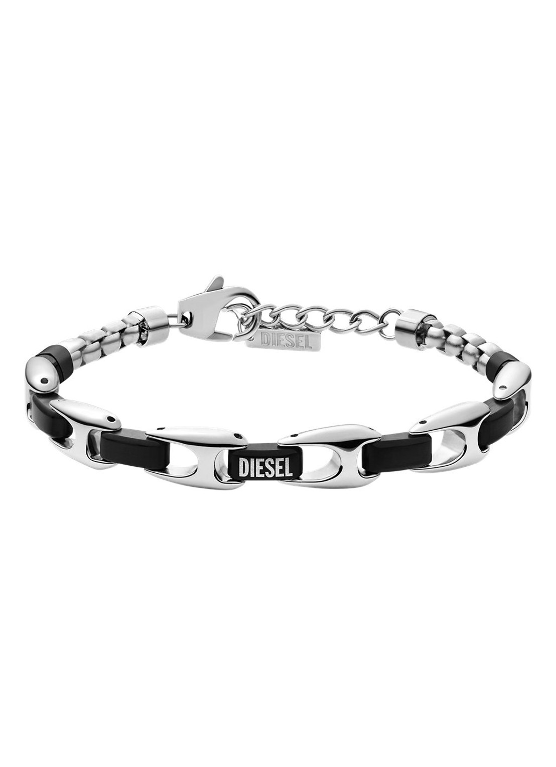 Diesel Metamorph armband DX1634931 - voorkant zilver