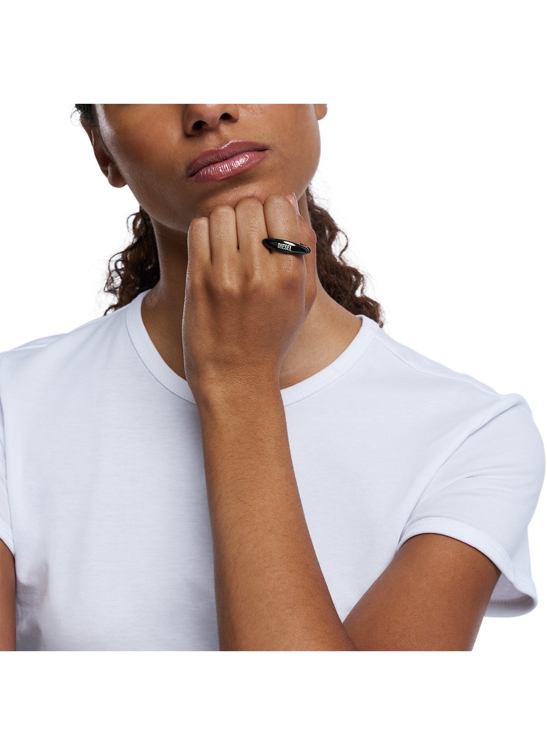 Diesel Metamorph ring DX1632001 - detail 3 zwart