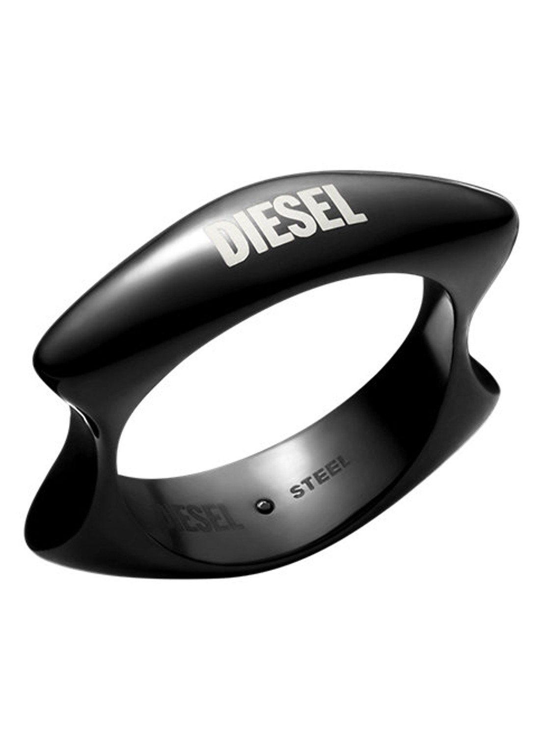 Diesel Metamorph ring DX1632001 - voorkant 6 zwart