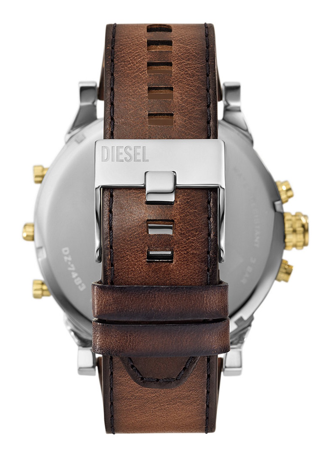 Diesel Mr. Daddy 2.0 horloge DZ7483 - detail 2 bruin