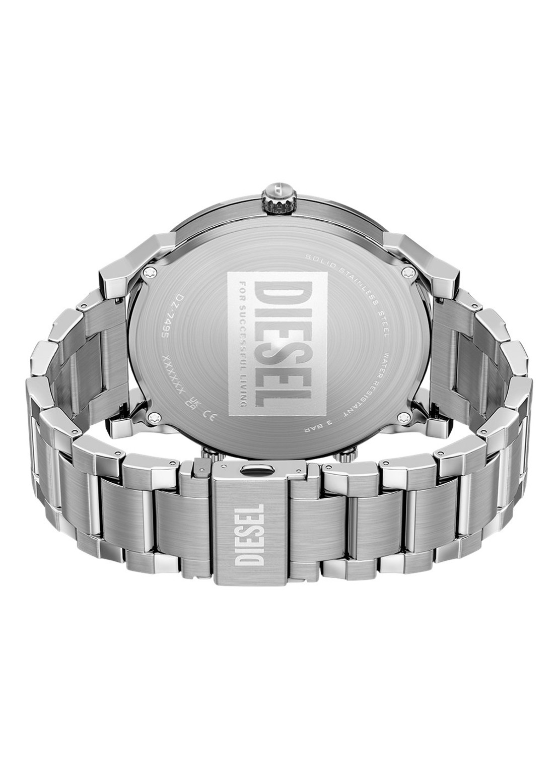 Diesel Mr. Daddy Slim horloge DZ7495 - detail 5 zilver