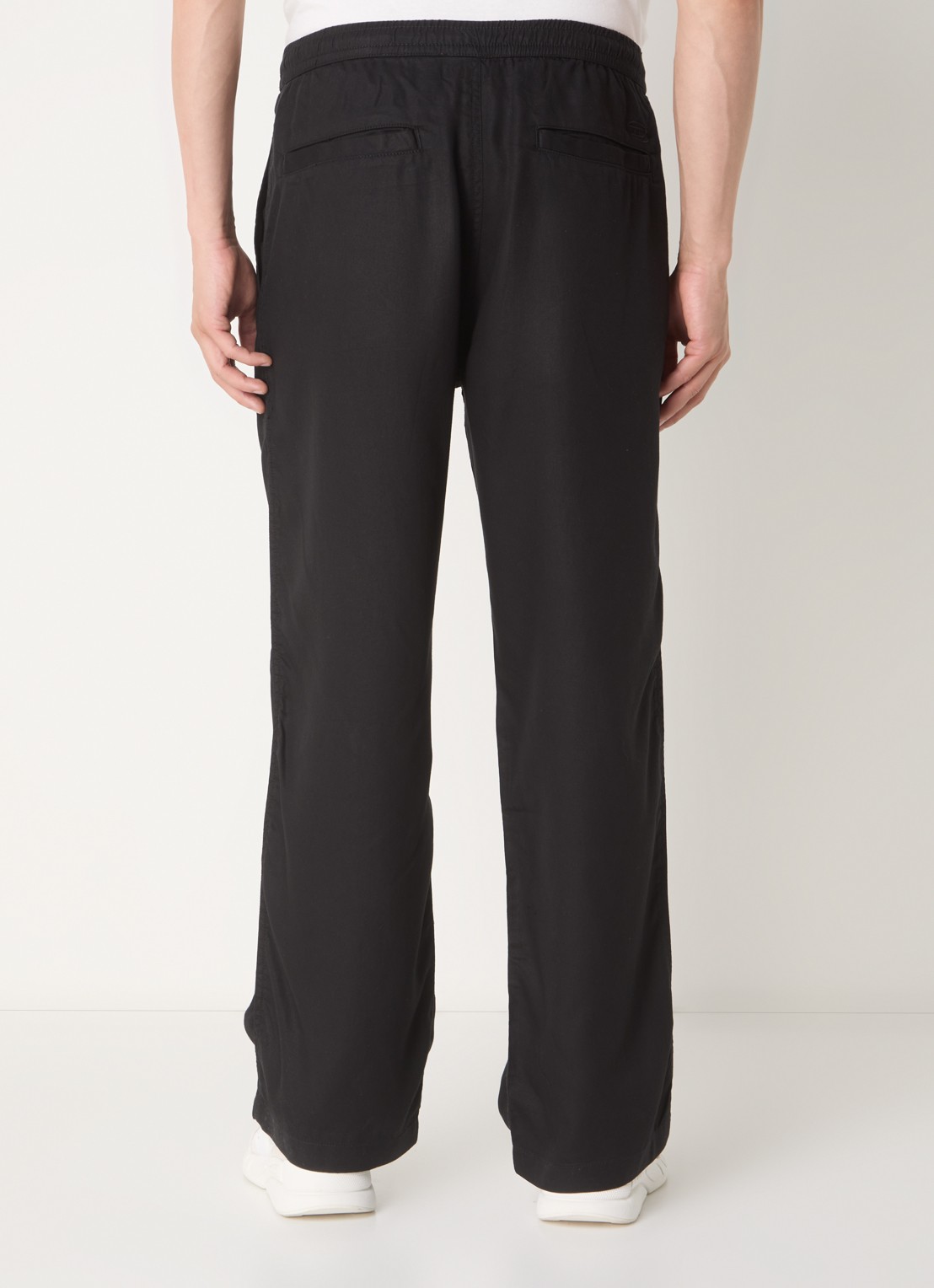Diesel P-DREYER-C loose fit broek  met steekzakken - achterkant 5 zwart
