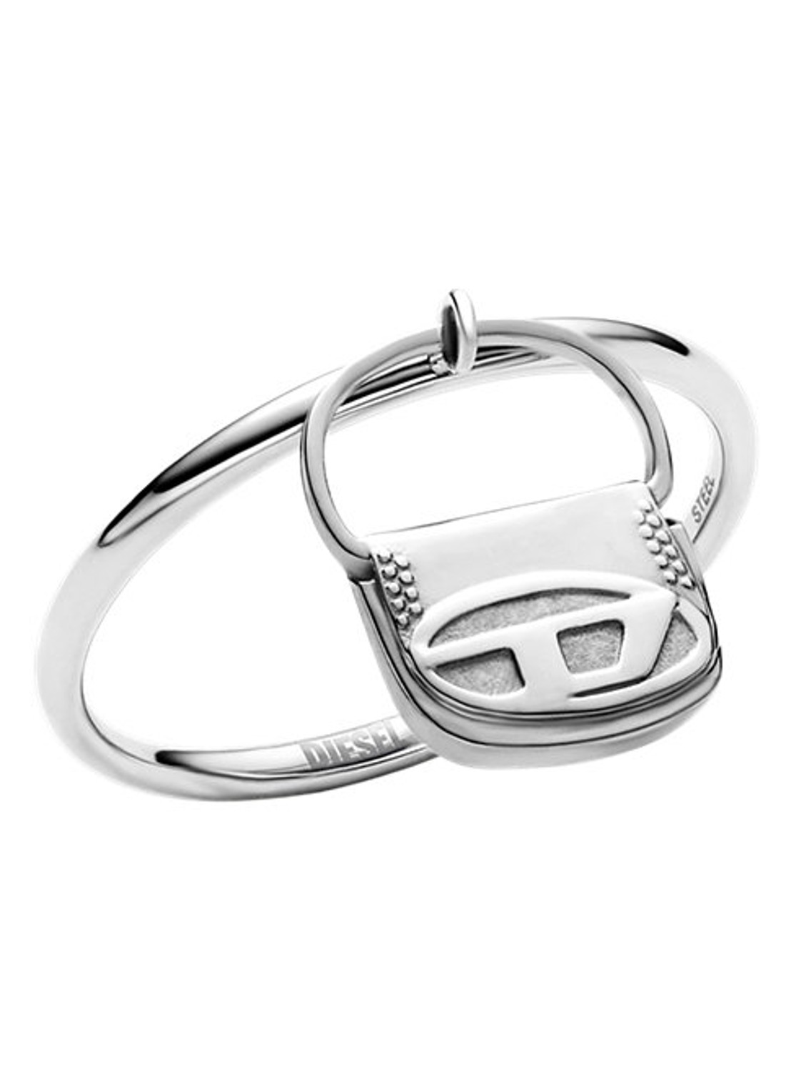 Diesel Ring DX1619040 - voorkant 6 zilver