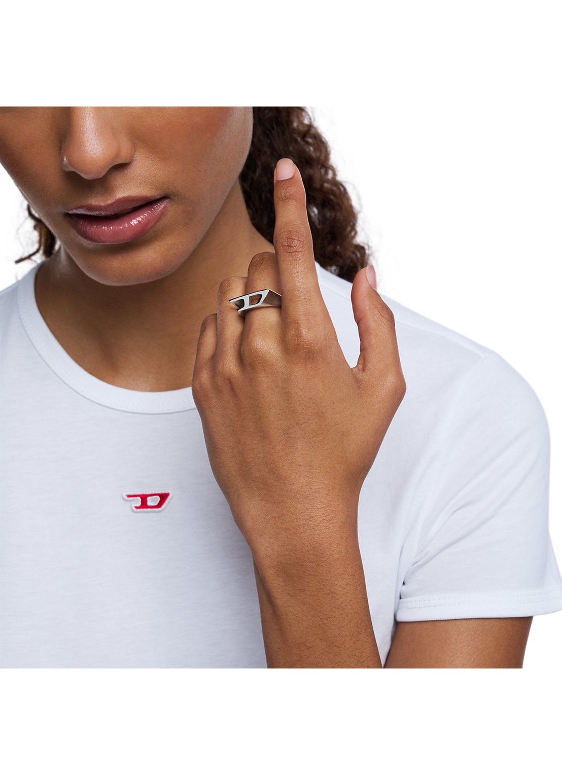 Diesel Ring DX1638040 - detail 3 zilver