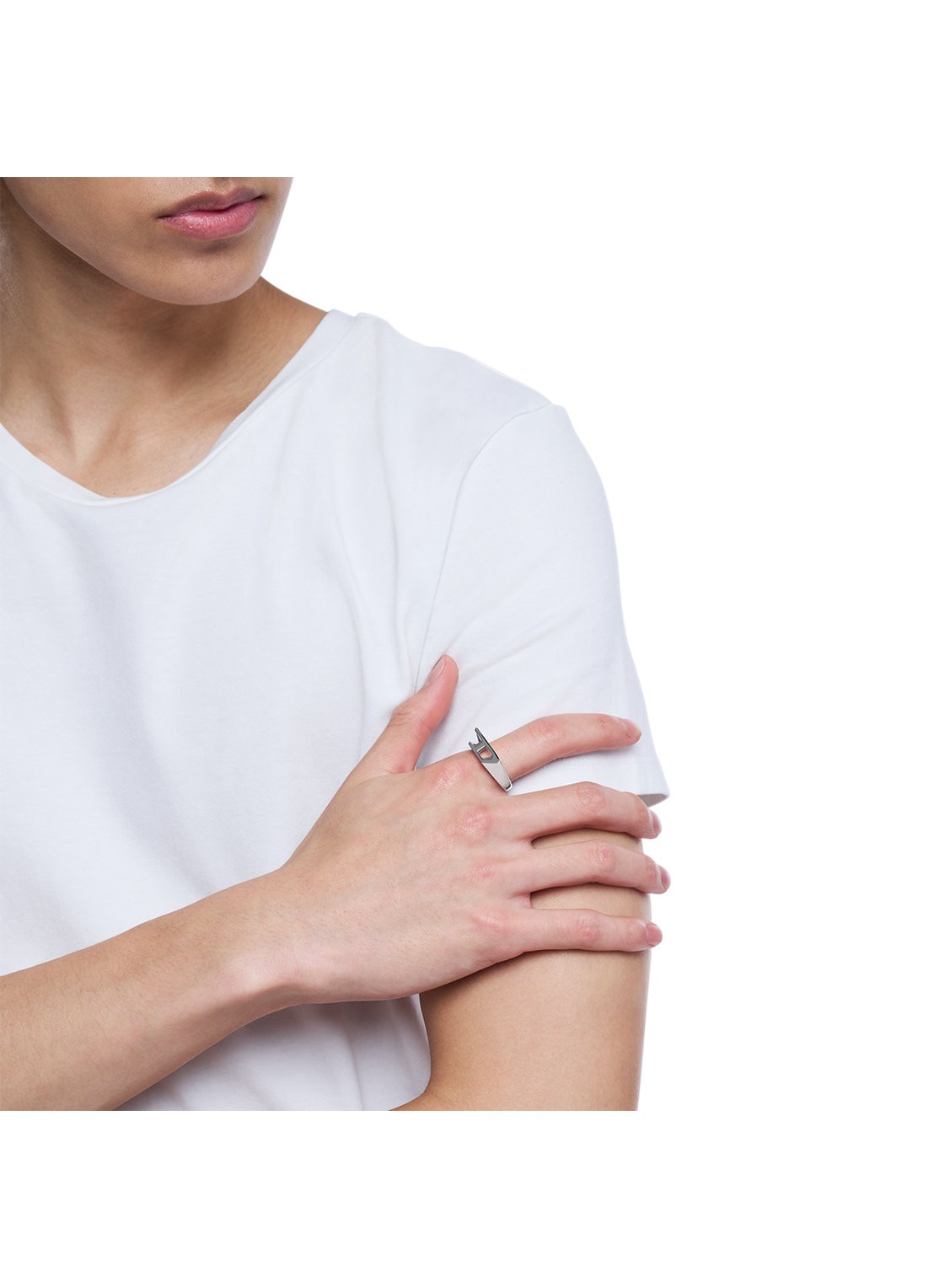 Diesel Ring DX1638040 - detail 5 zilver