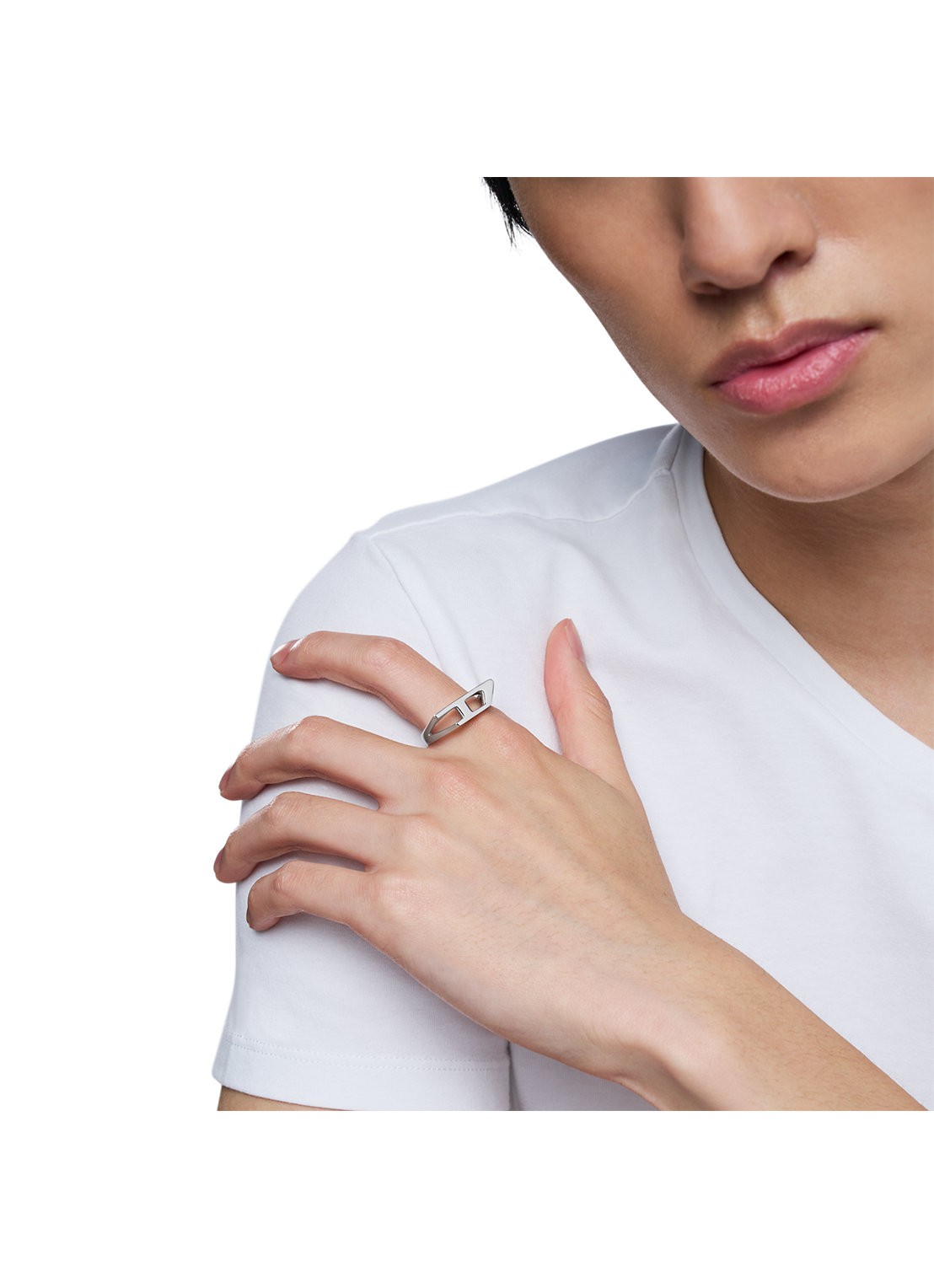 Diesel Ring DX1638040 - detail 6 zilver