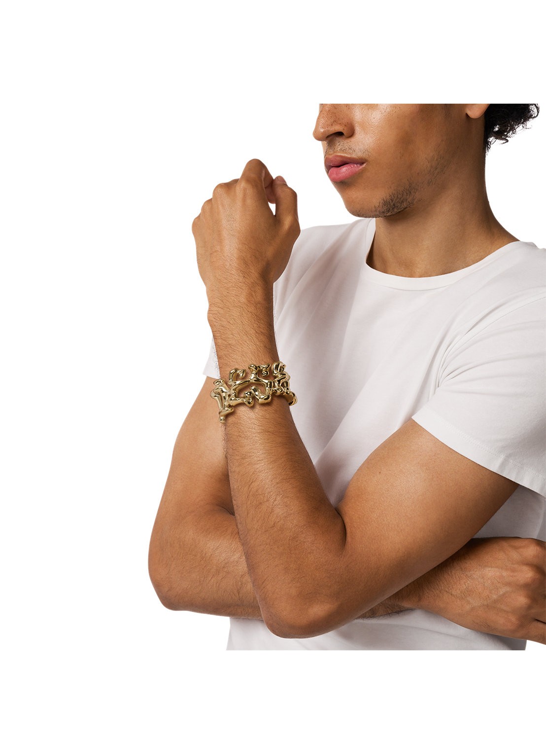Diesel Runway bangle DX1660710 - detail 4 goud