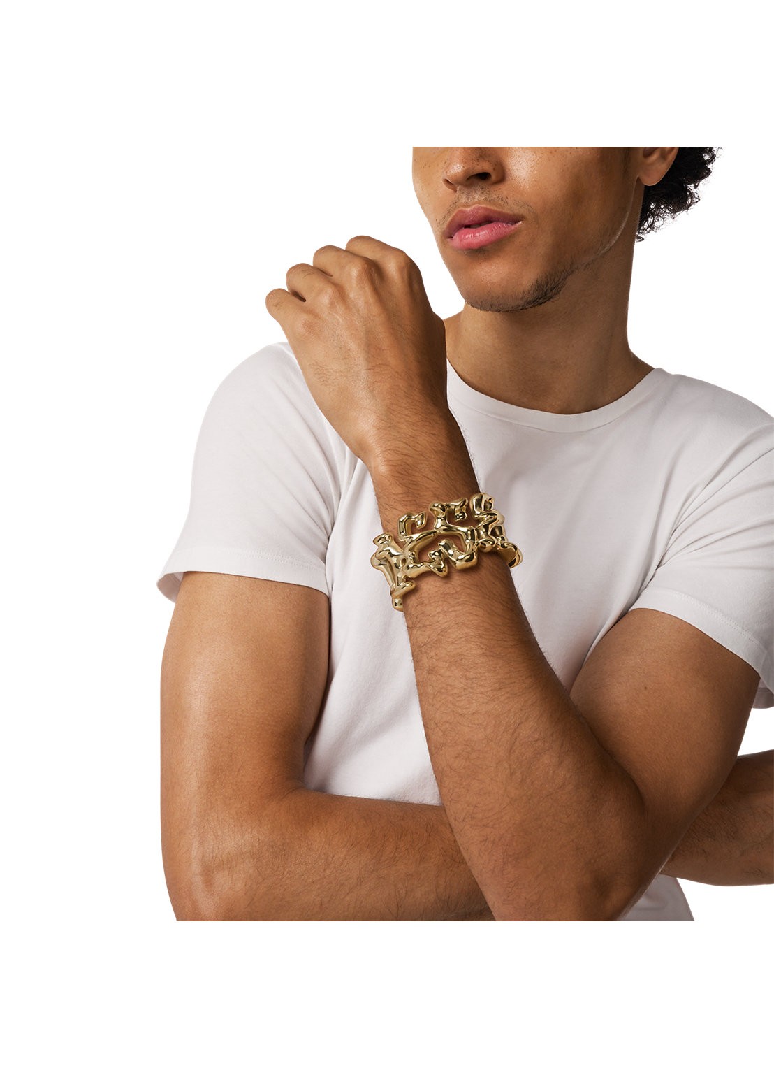 Diesel Runway bangle DX1660710 - detail 5 goud