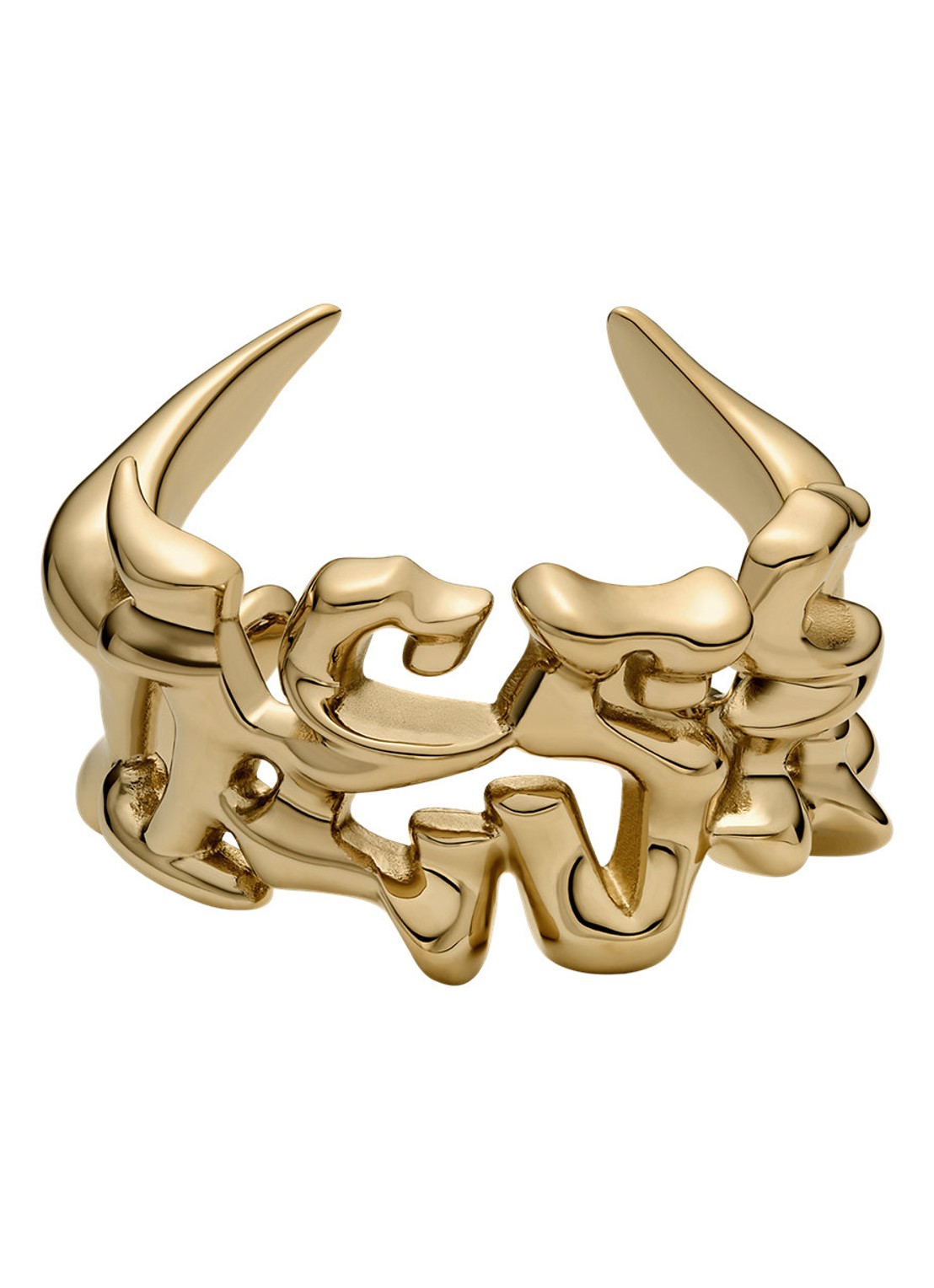 Diesel Runway bangle DX1660710 - voorkant goud