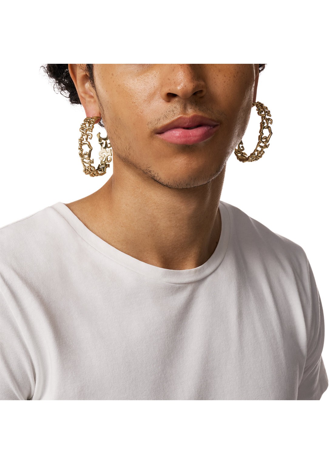 Diesel Runway oorringen DX1656710 - detail 5 goud