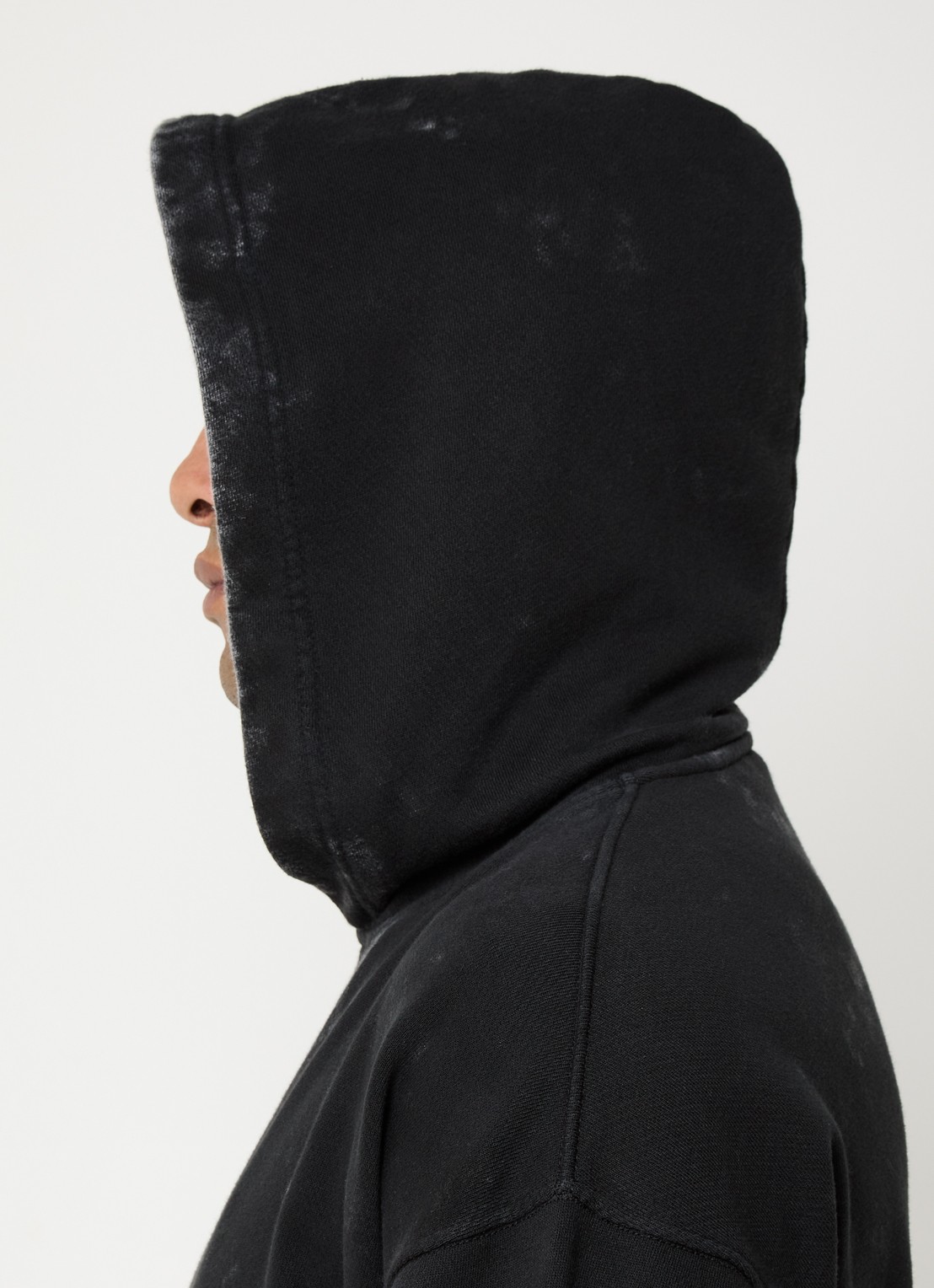 Diesel S-Boxt-Hood-T10 hoodie met logo - detail 4 zwart