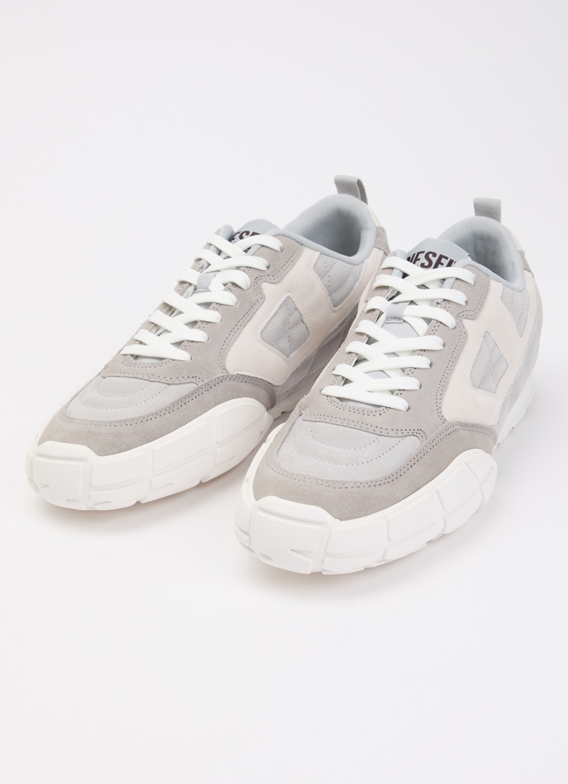 Diesel S-Pagodha sneaker van suède - detail 3 grijs