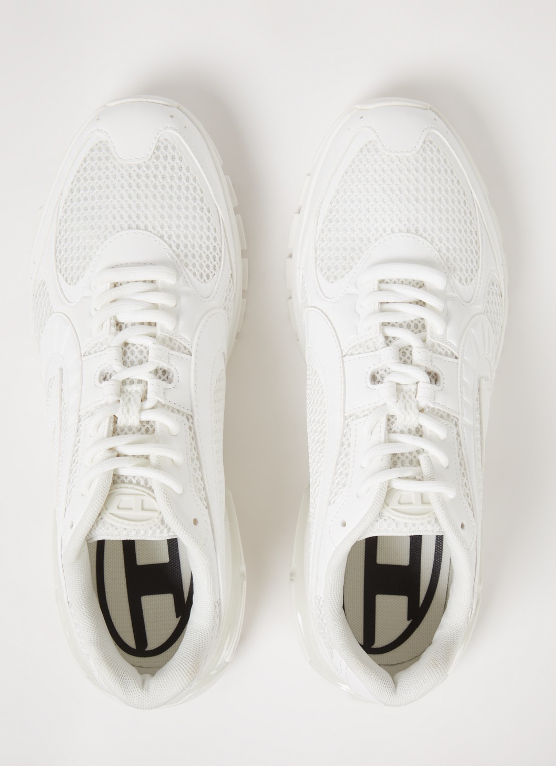 Diesel S-Pro-V-Dense sneaker met details van mesh - detail 3 gebroken wit