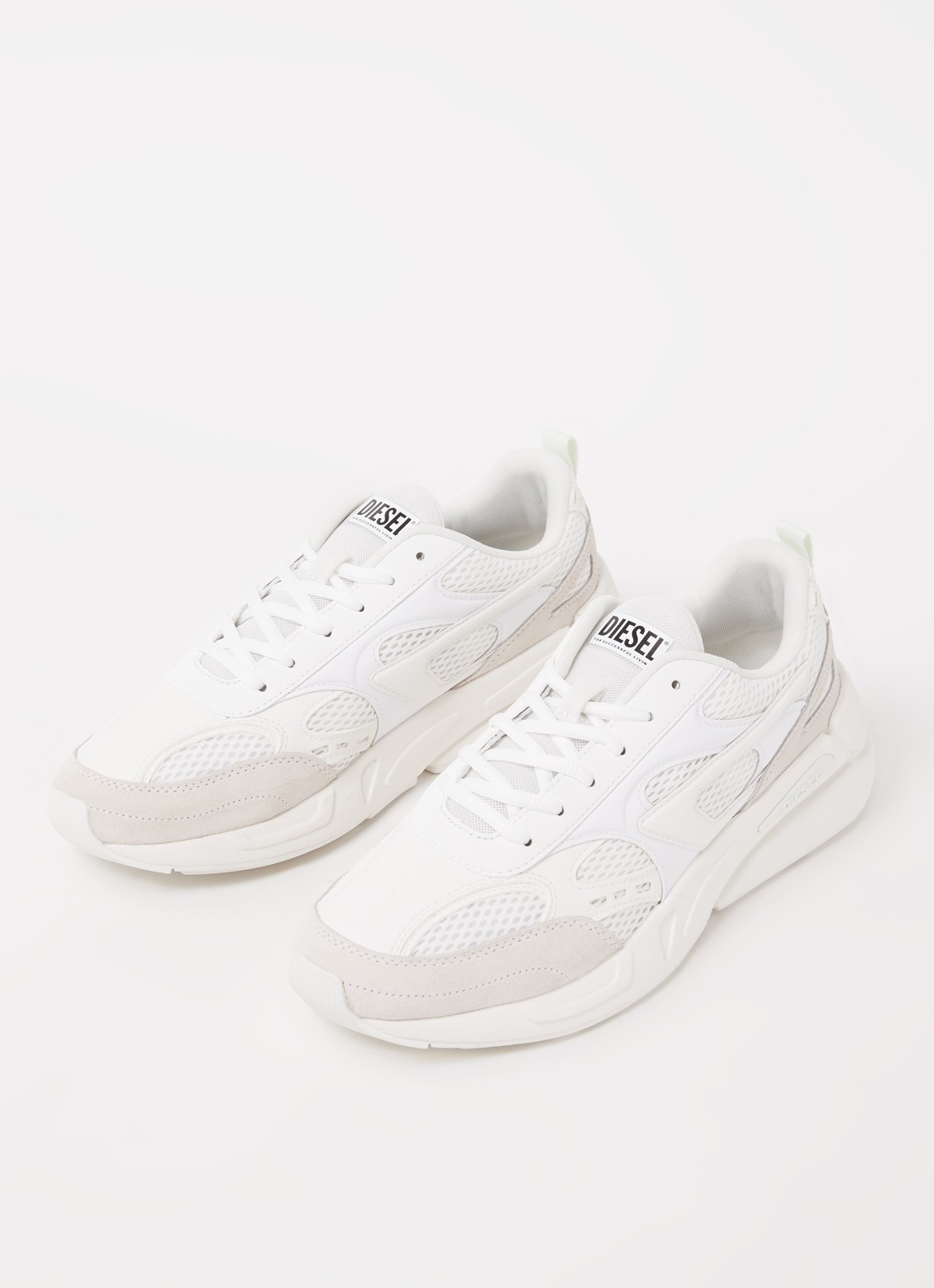 Diesel S-Serendipity Sport sneaker met mesh details - detail 2 wit