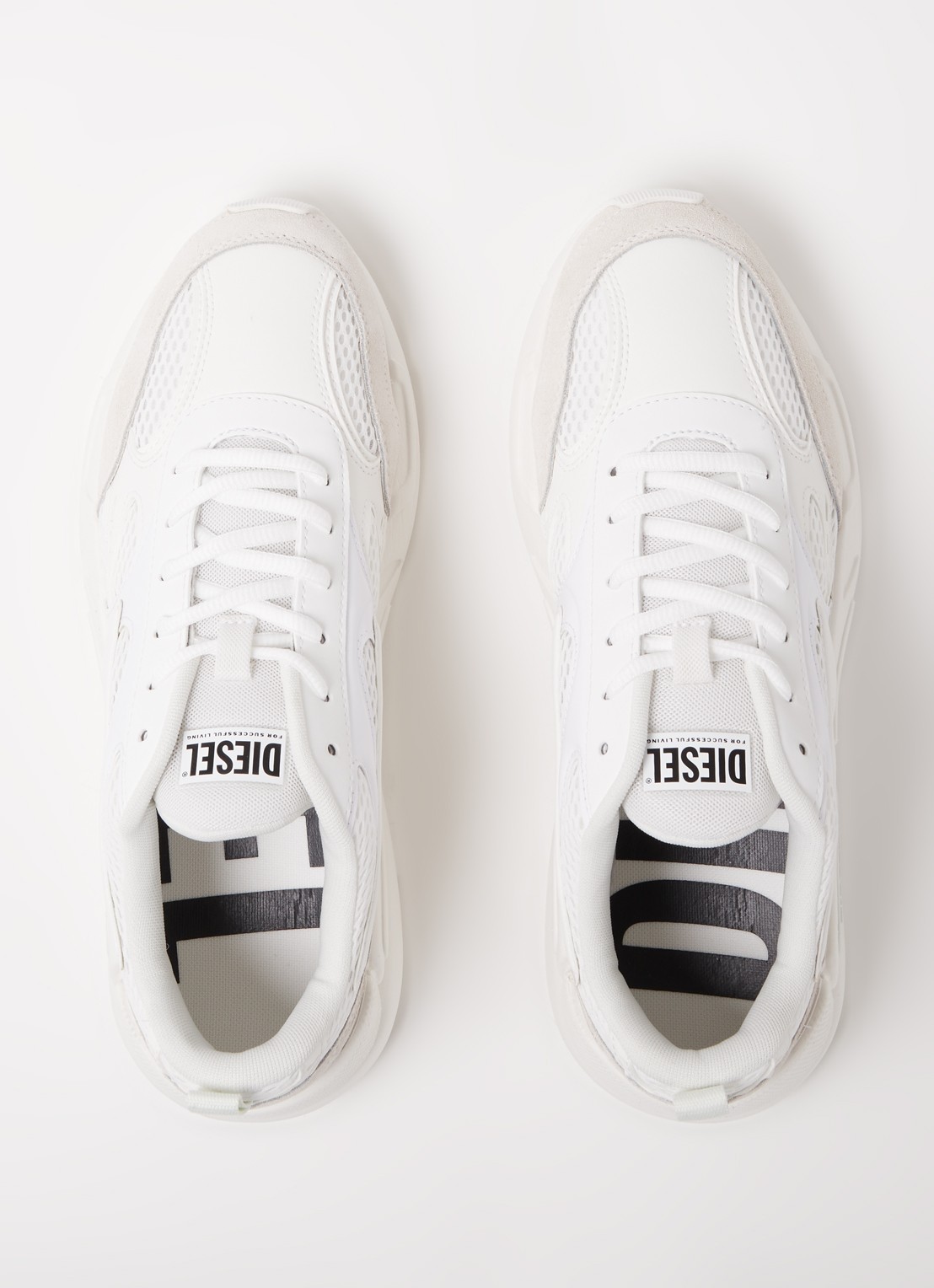 Diesel S-Serendipity Sport sneaker met mesh details - detail 4 wit