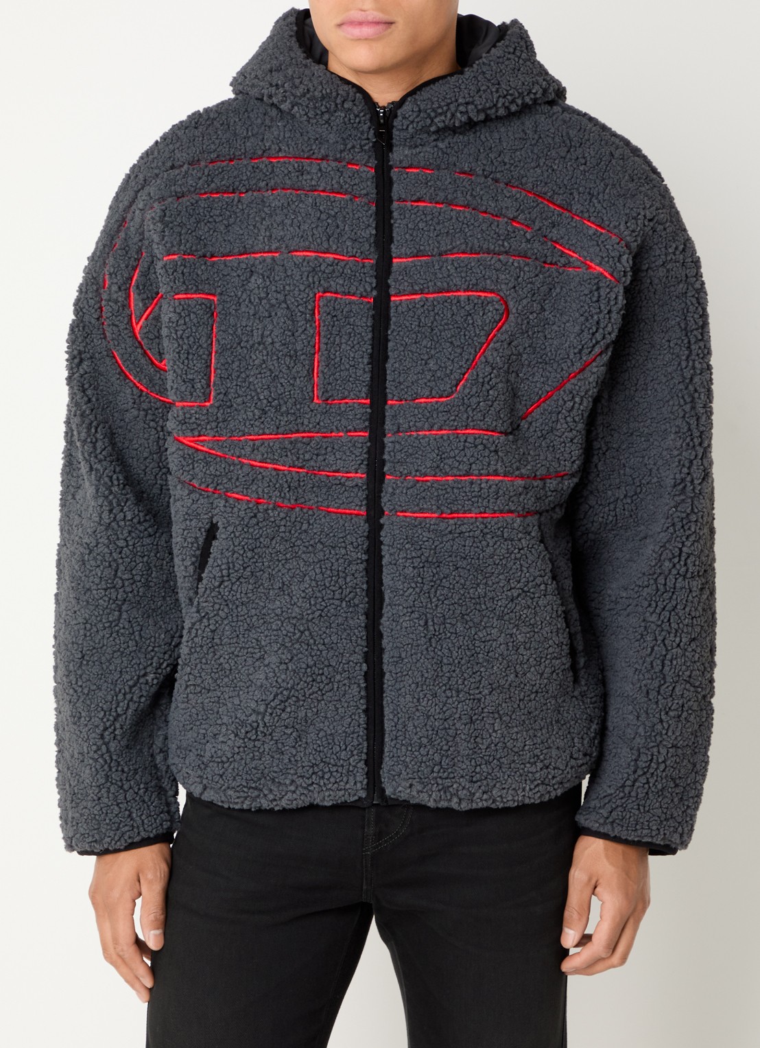 Diesel S-zat jack van teddy - detail 3 donkergrijs