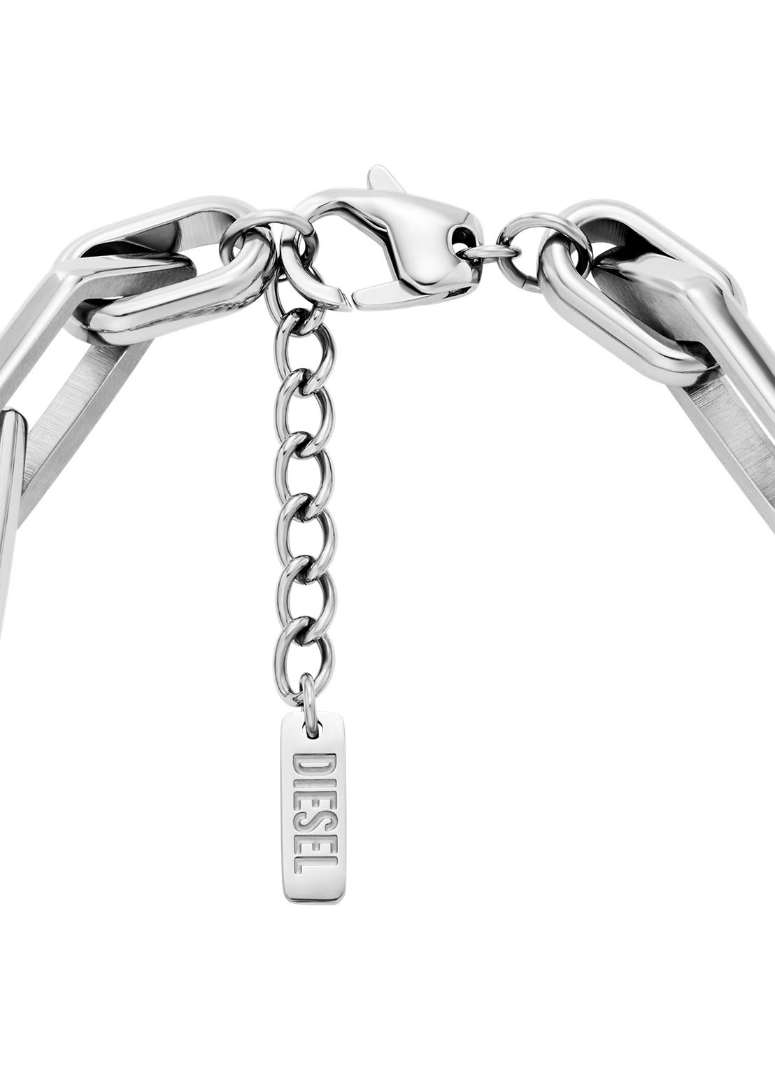 Diesel Schakelarmband DX1577040 - detail 2 zilver