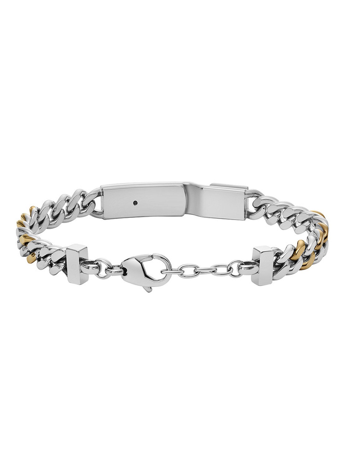Diesel Schakelarmband met logo DX1457931 - detail 3 zilver