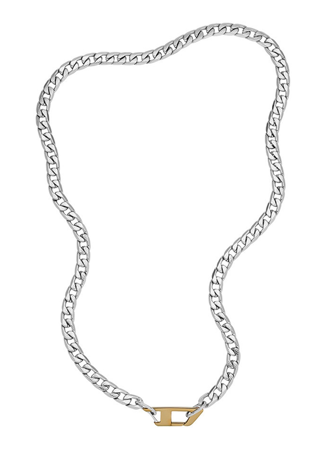 Diesel Schakelketting DX1343040 - voorkant zilver