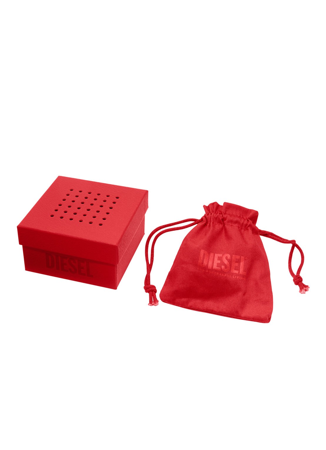 Diesel Schakelketting met logo DX1549040 - detail 4 zilver