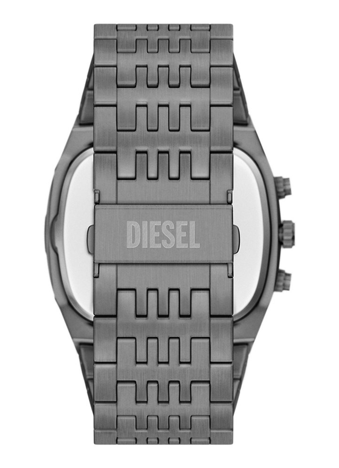 Diesel Spiked Cushion horloge DZ4717 - detail donkergrijs