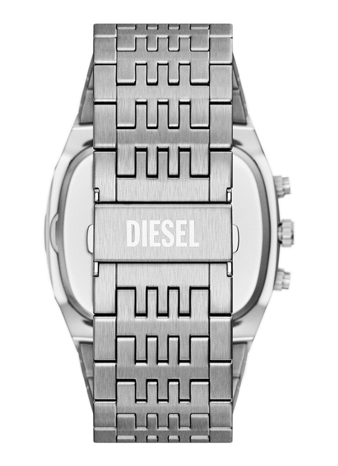 Diesel Spiked Cushion horloge DZ4725 - detail zilver
