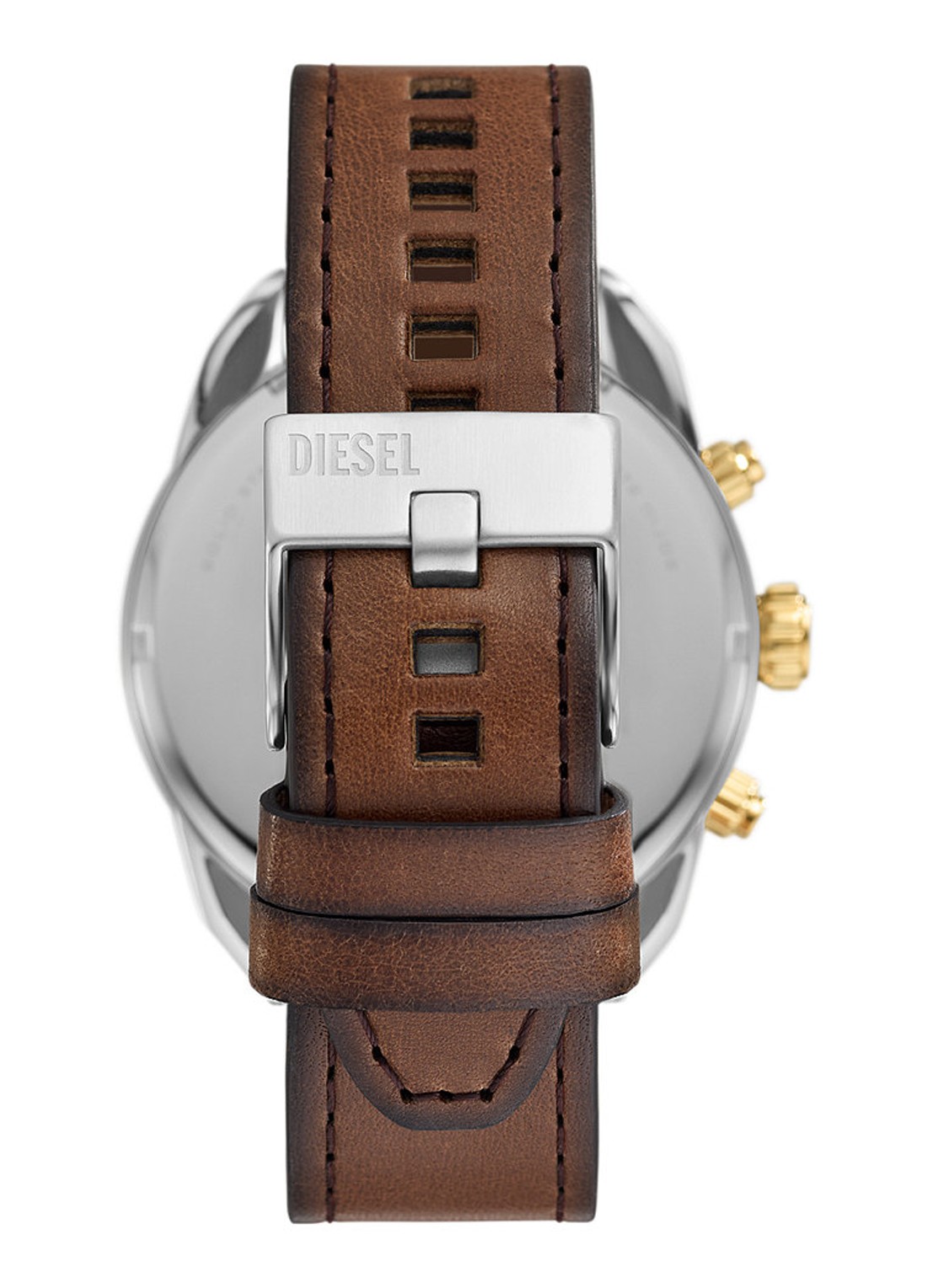 Diesel Spiked horloge DZ4665 - detail bruin