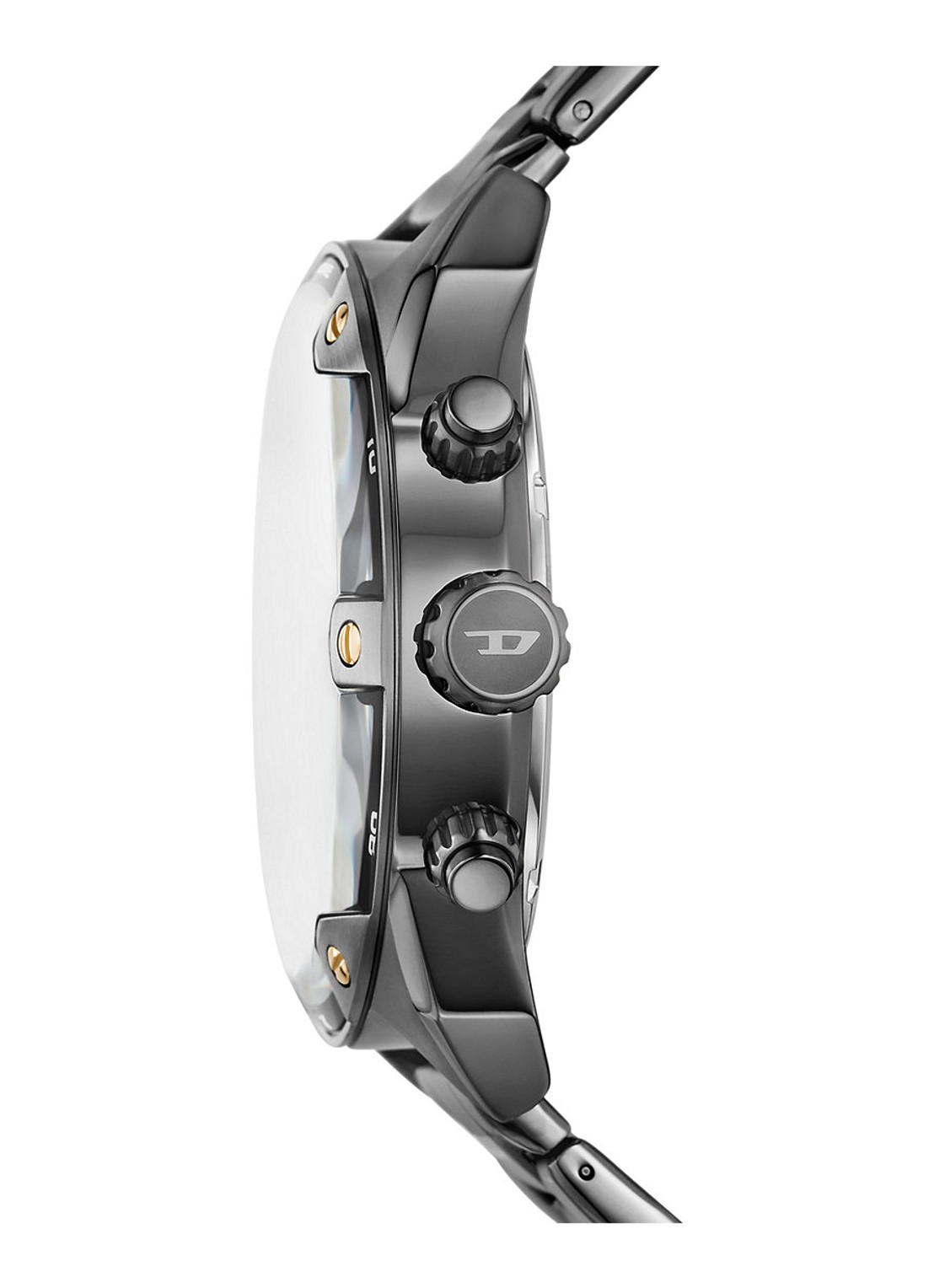 Diesel Spiked horloge DZ4669 - detail 3 antraciet