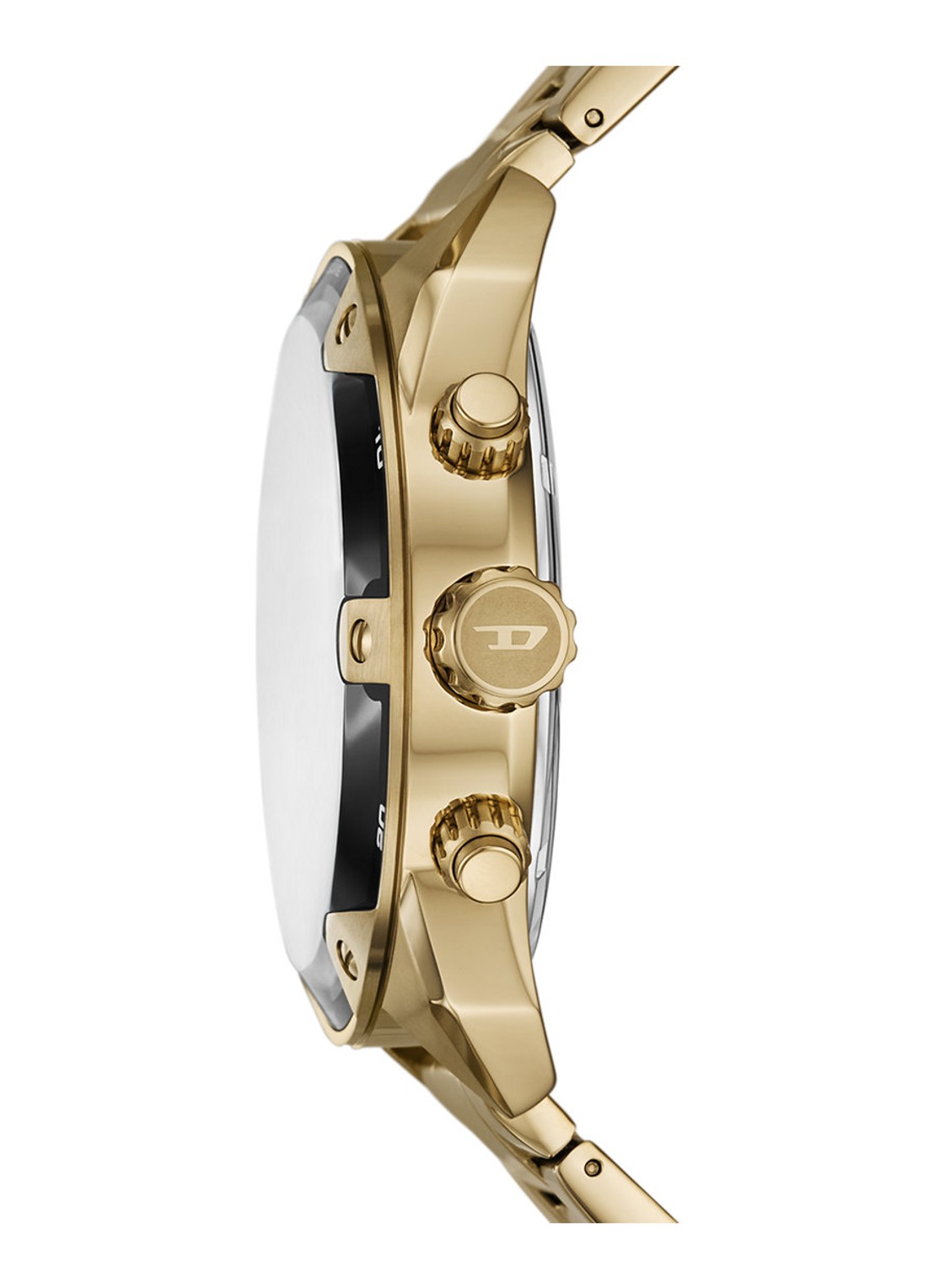 Diesel Spiked horloge DZ4678 - detail 3 goud
