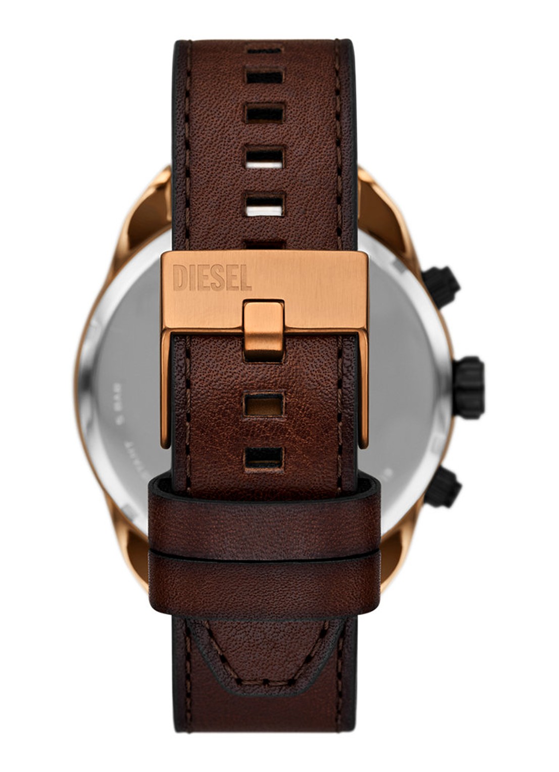 Diesel Spiked horloge DZ4698 - detail 2 bruin