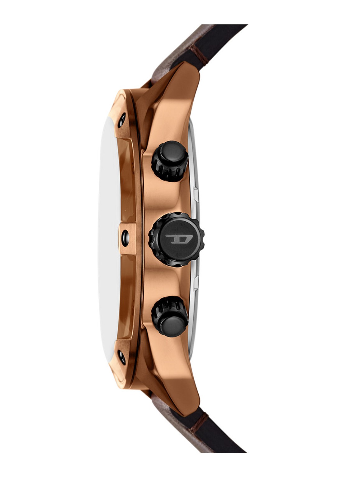 Diesel Spiked horloge DZ4698 - detail 3 bruin