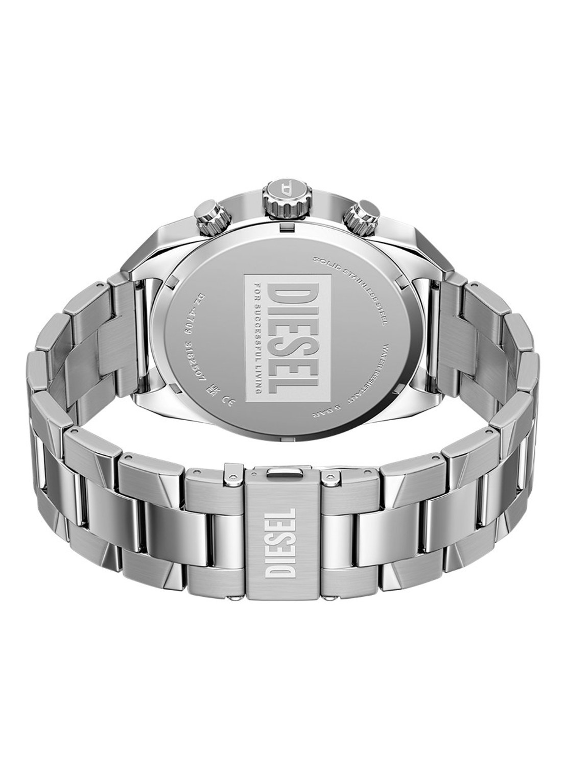 Diesel Spiked horloge DZ4709 - detail 4 zilver