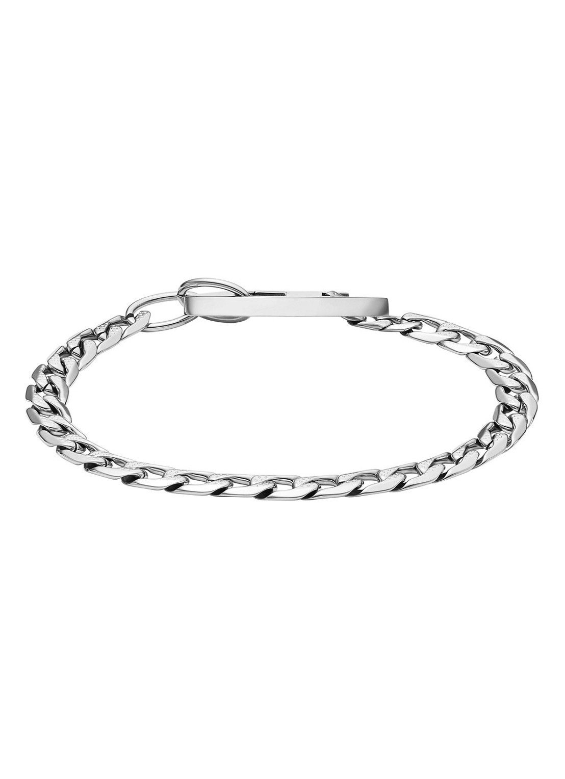 Diesel Steel schakelarmband DX1496040 - detail zilver