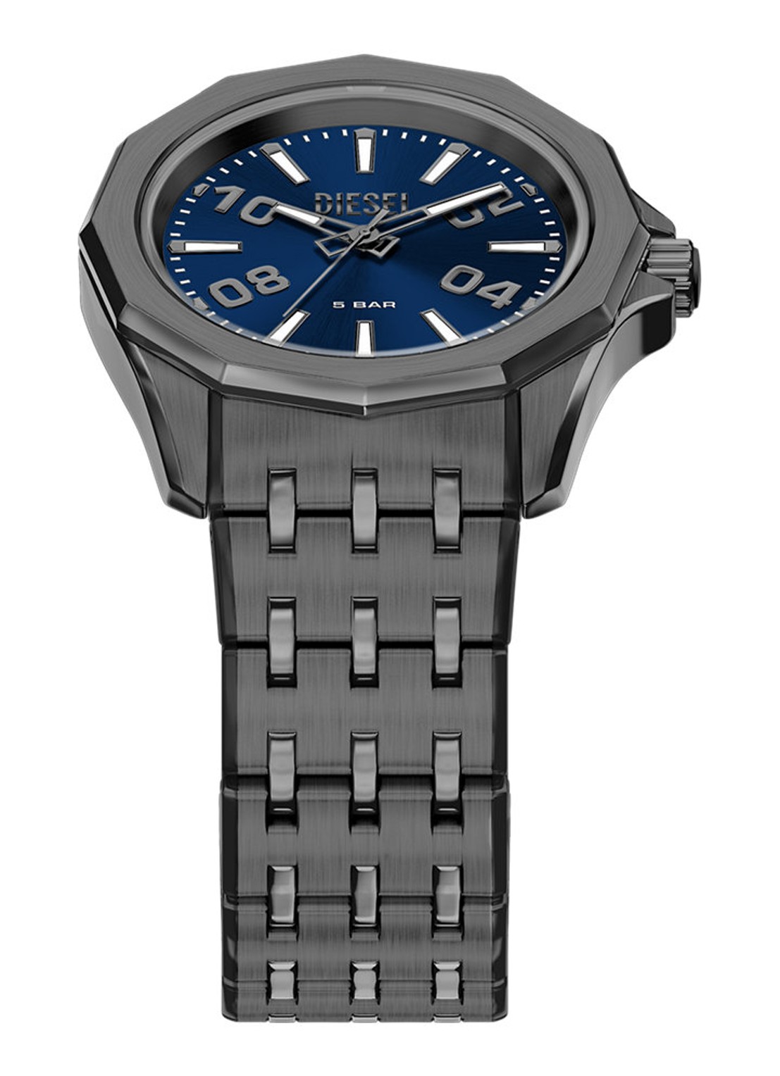 Diesel Stinger horloge DZ2236 - detail 3 antraciet
