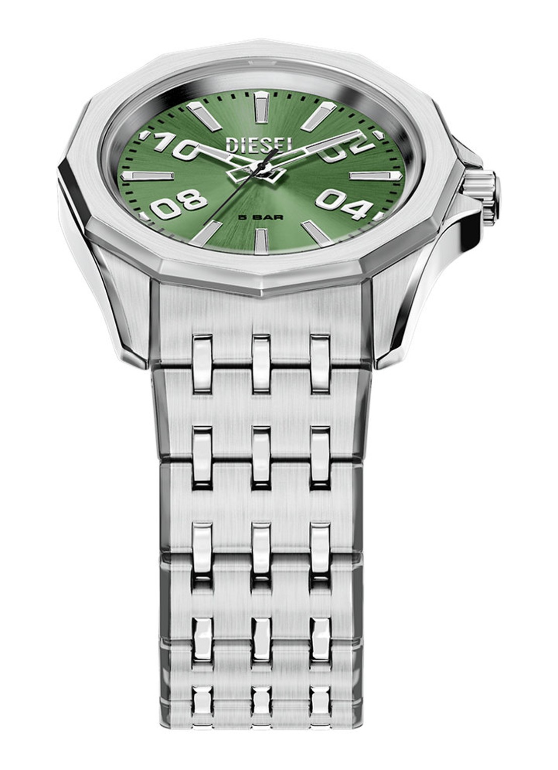 Diesel Stinger horloge DZ2237 - detail 4 zilver