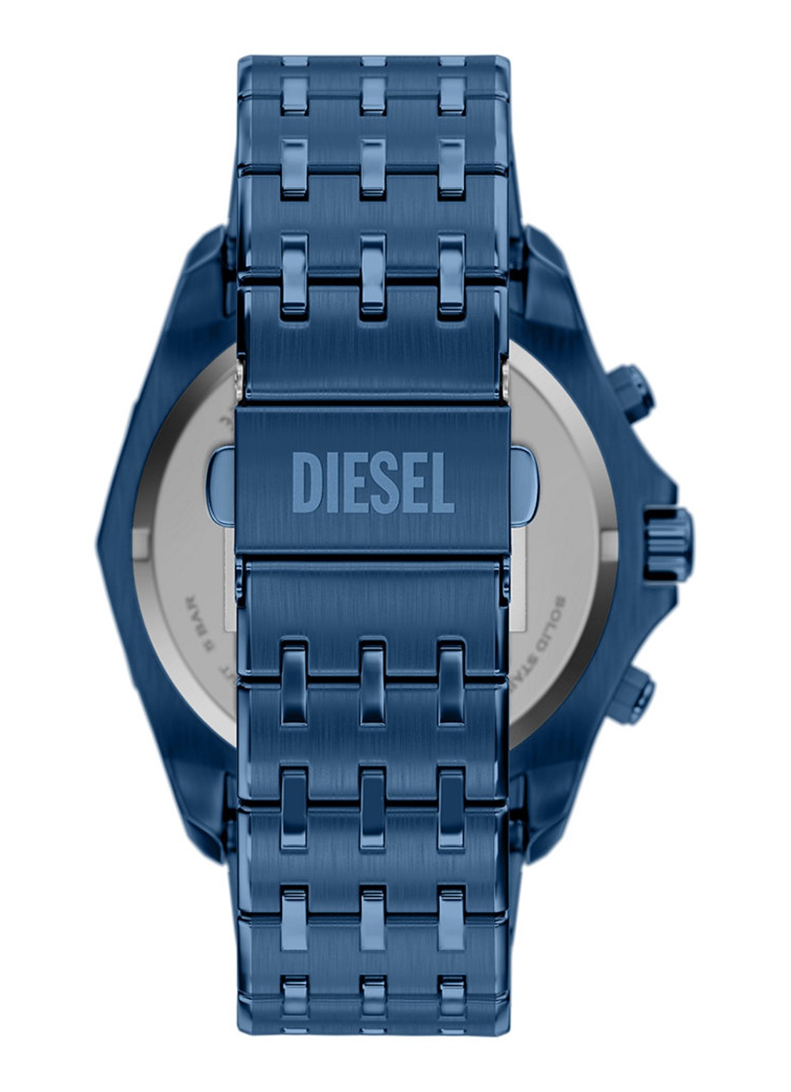 Diesel Stinger horloge DZ4705 - detail blauw