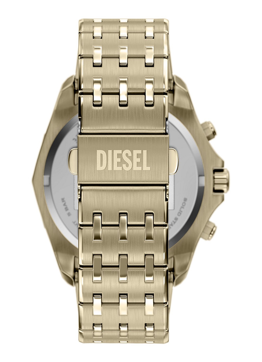 Diesel Stinger horloge DZ4707 - detail goud
