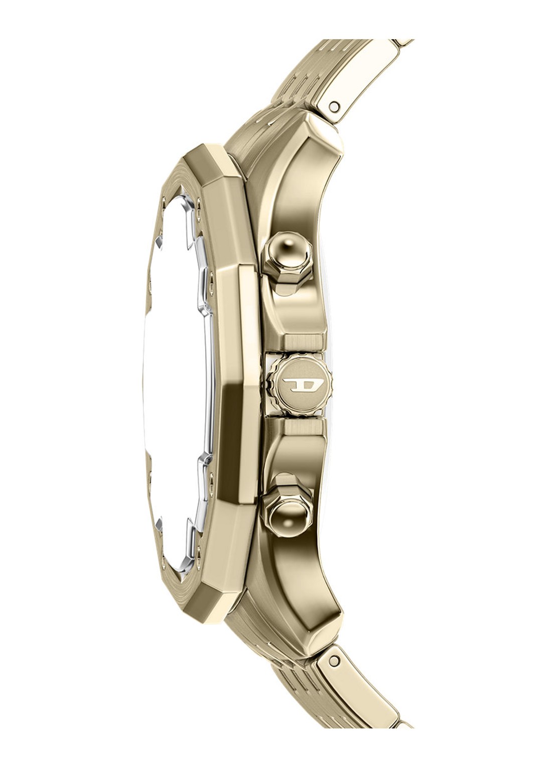 Diesel Stinger horloge DZ4707 - detail 2 goud