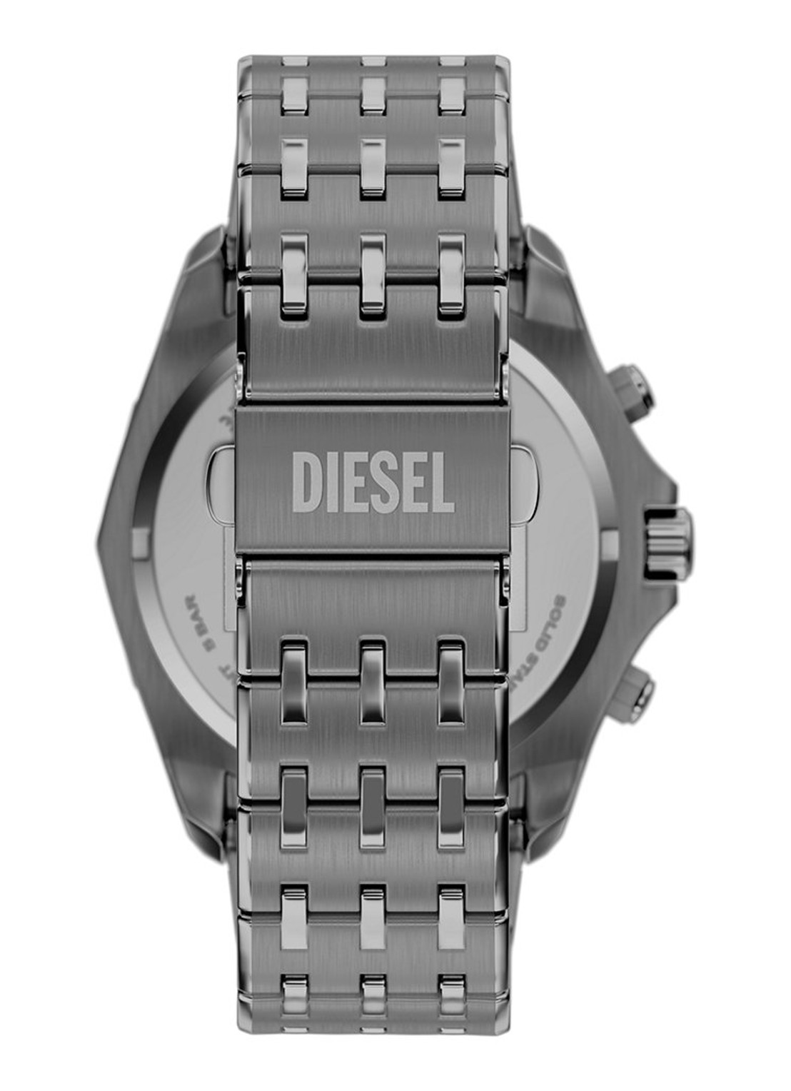 Diesel Stinger horloge DZ4708 - detail 2 zilver
