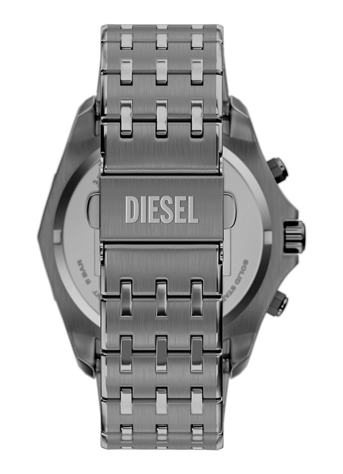 Diesel Stinger horloge DZ4715 - detail 2 donkergrijs