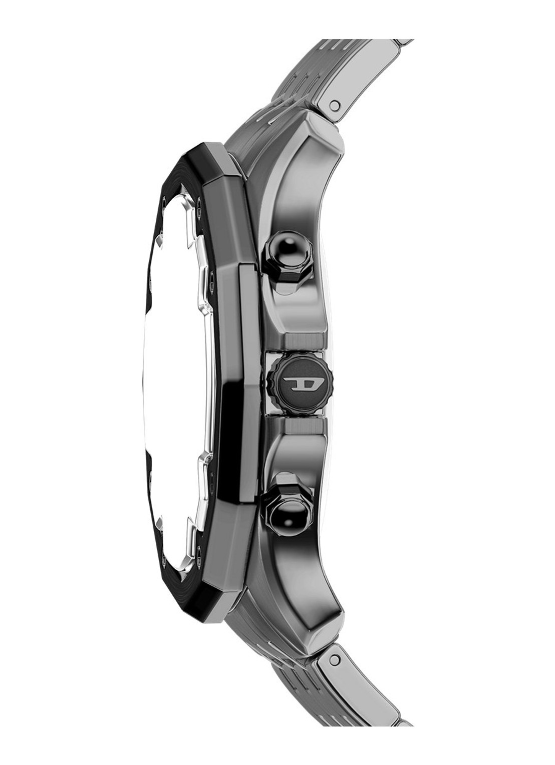 Diesel Stinger horloge DZ4715 - detail 3 donkergrijs