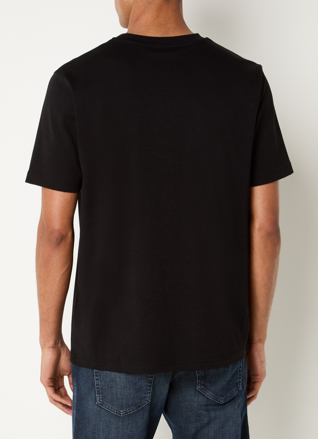 Diesel T-ADJUST-AA2 T-shirt met logo - achterkant 4 zwart