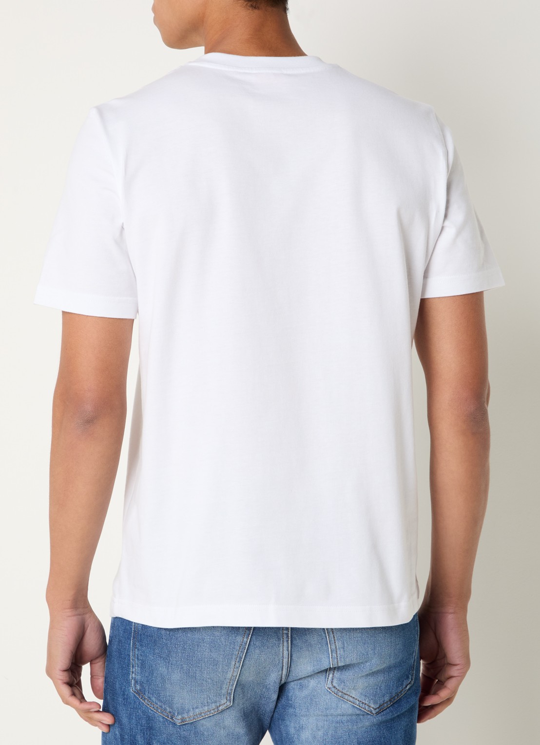 Diesel T-Adjust T-shirt met 3D logoprint - achterkant wit