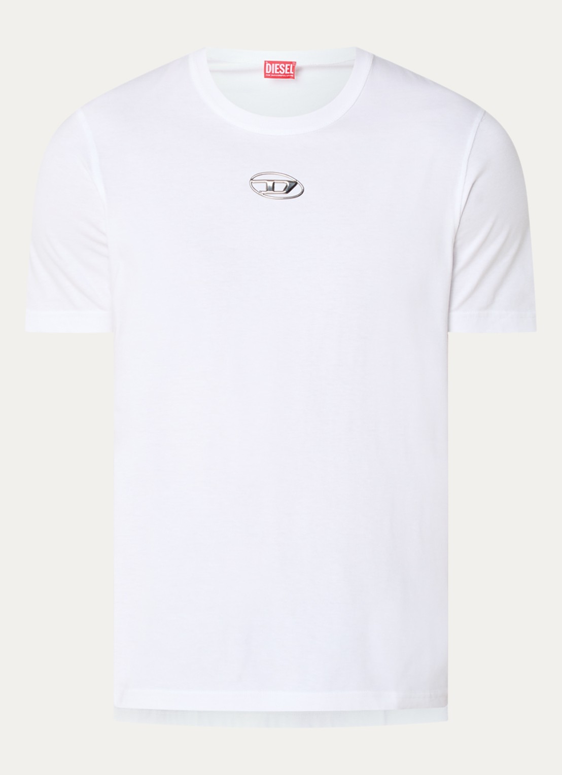 Diesel T-Adjust T-shirt met logo - voorkant wit