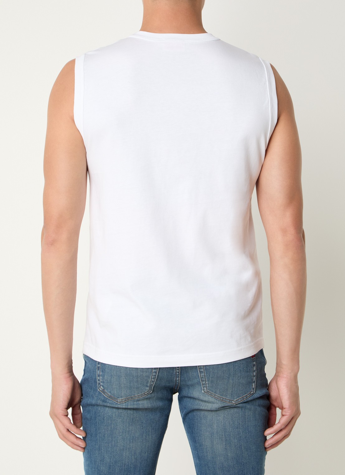 Diesel T-Bisco-Od tanktop met logo - achterkant 4 wit