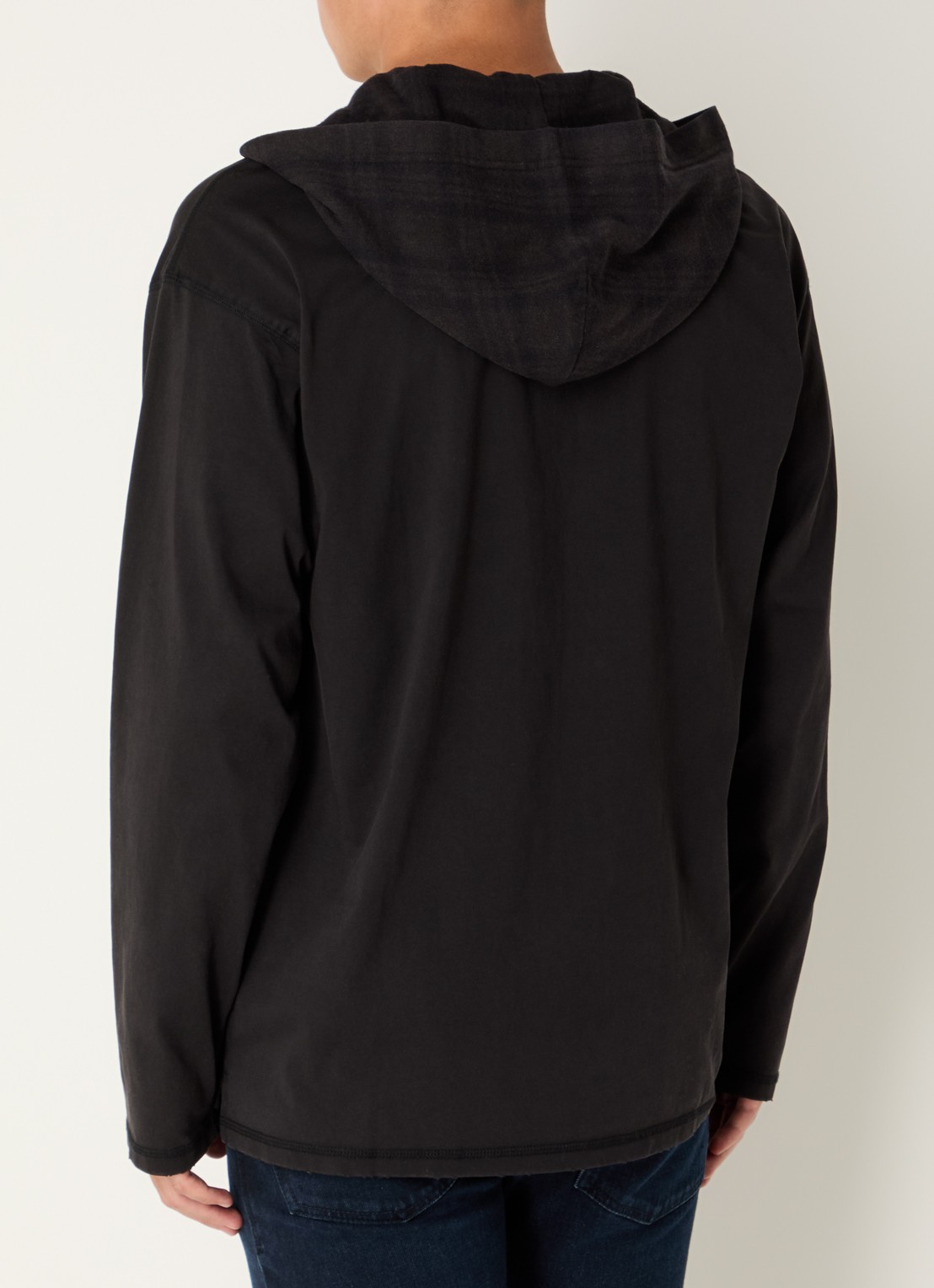 Diesel T-Boxt hoodie met logo - achterkant zwart