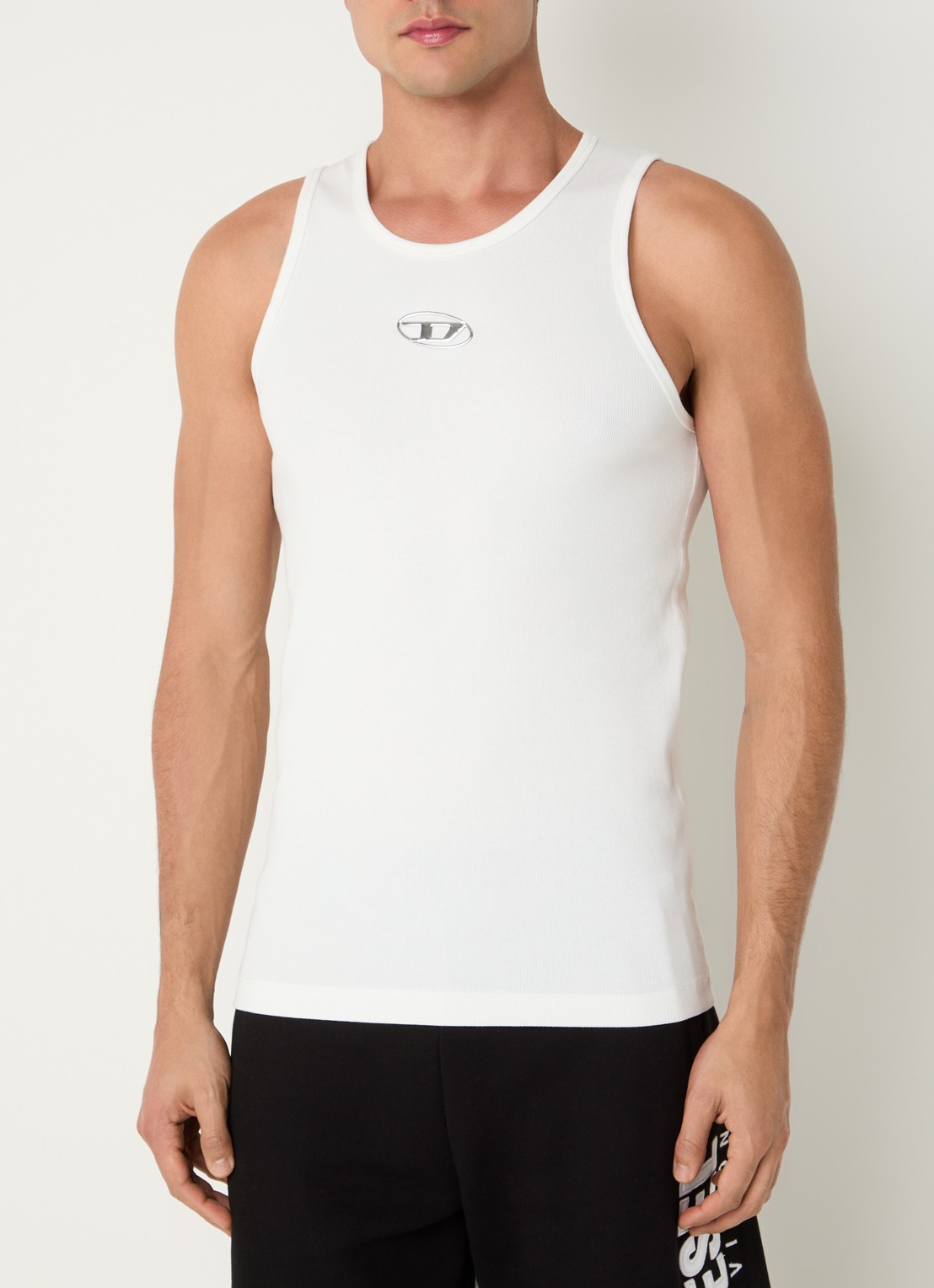 Diesel T-Lifty-Iod tanktop met logo - detail 4 wit